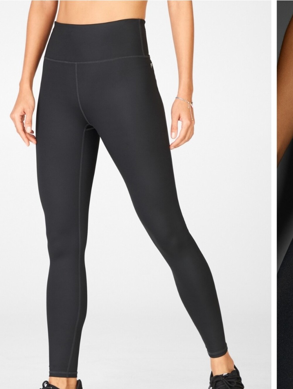 Fabletics High-Waist Ultra Cool Black Performance Leggings XL (Great Condition)